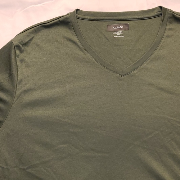 Alfani stretch long-sleeve V-neck tee - Picture 5 of 16